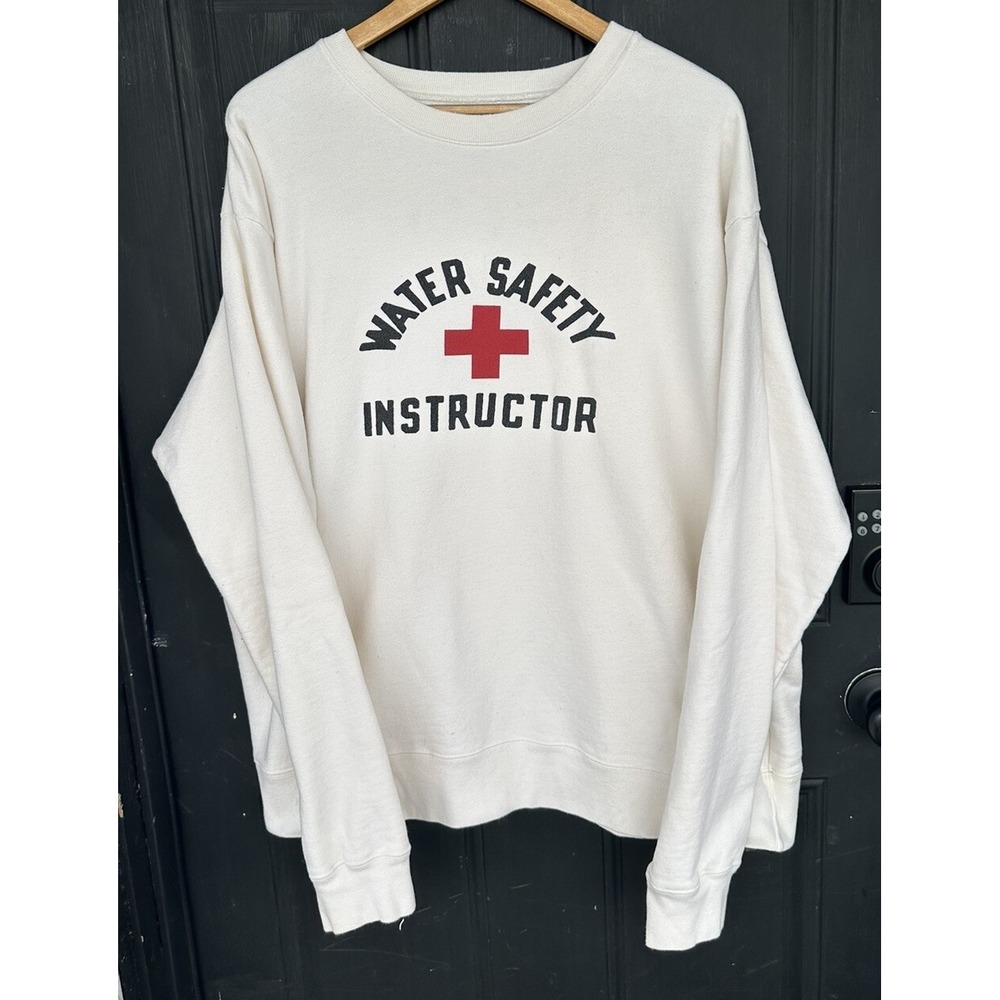 Vintage Ralph Lauren Polo Sport‎ XL Crewneck Sweatshirt Water Safety Instructor